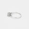 Bague 53 Solitaire TOI et MOI en or blanc et diamants 58 Facettes LP1293/13