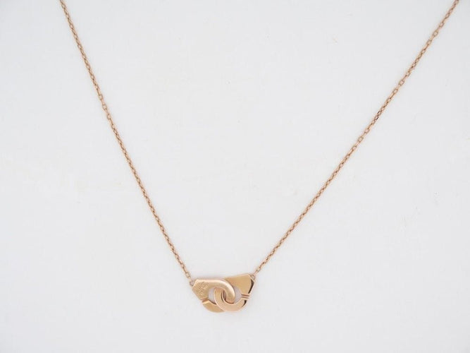 Collier collier pendentif DINH VAN menottes r8 en or rose 58 Facettes 260314