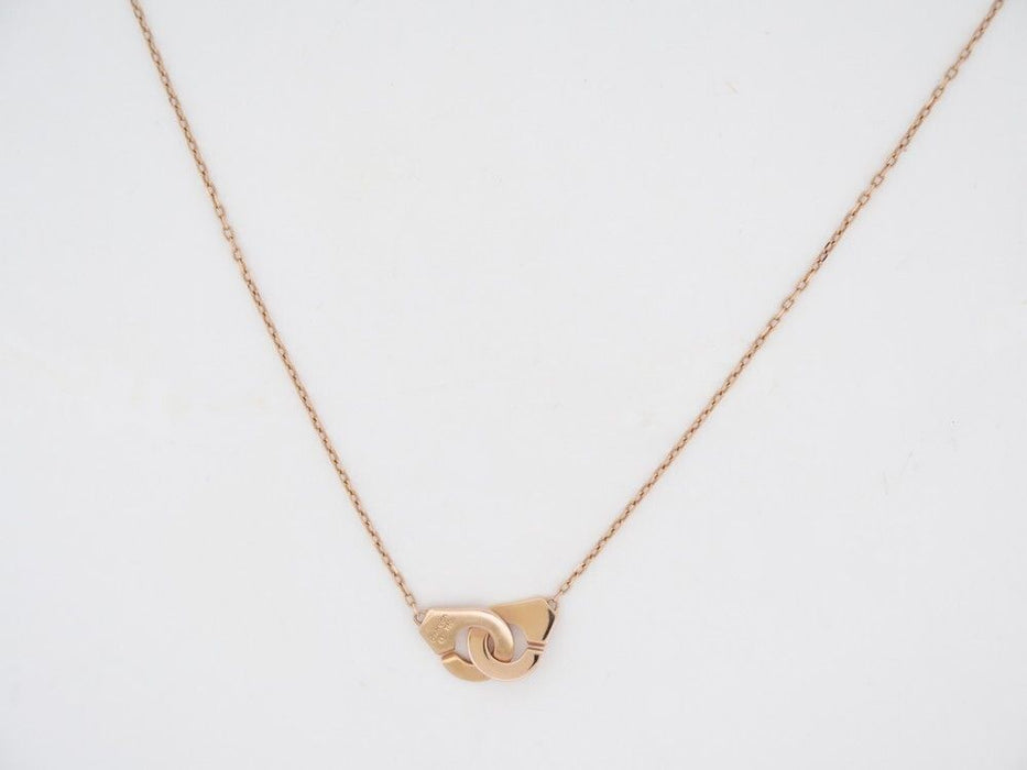 pendant necklace DINH VAN menottes r8 in rose gold