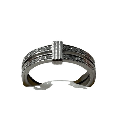 Bague 54.5 MAUBOUSSIN - Bague Subtile Éternité or jaune et diamants 58 Facettes