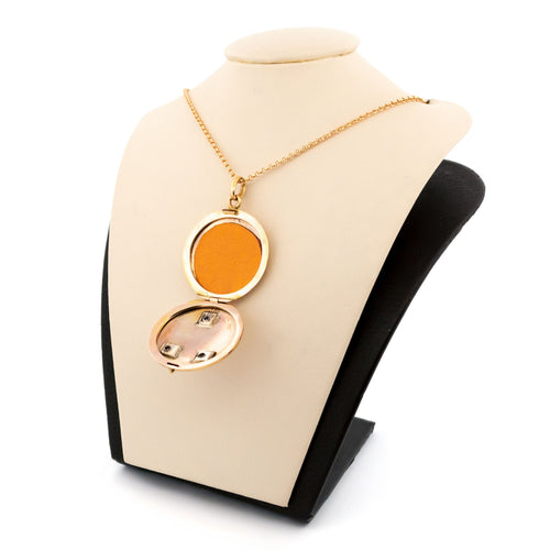 Collier Médaillon de forme ronde en saphir 58 Facettes 2537BEAE60DB490AAF0183D2B5C96B45