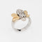 Bague 55 Bague Diamant Bumble Bee Or Bicolore 58 Facettes G10626