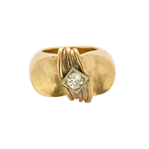 Bague 51,5 Bague en or jaune et diamants 58 Facettes ENG10747
