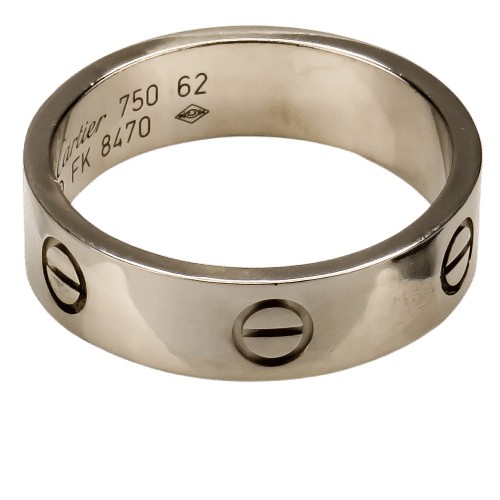 CARTIER - Luxuriöser Goldring LOVE aus white gold 58 Facettes 2569