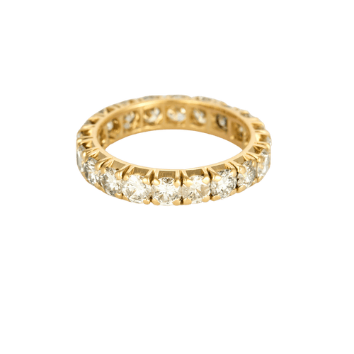 Bague 59 BAGUE ALLIANCE AMERICAINE OR JAUNE 58 Facettes BO/250001 NSS