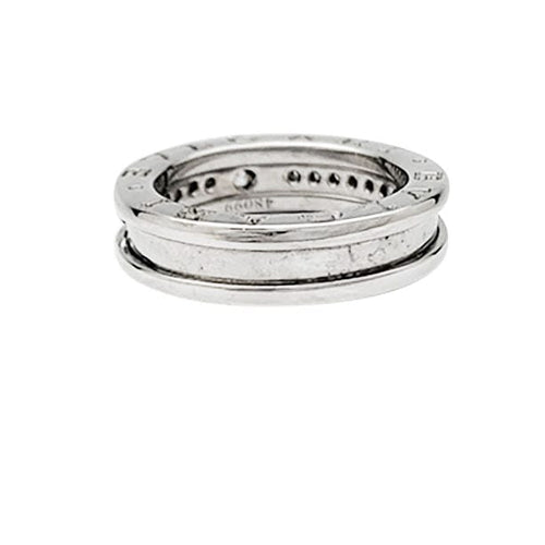Ring Bulgari, "B.Zero1", white gold and diamonds.