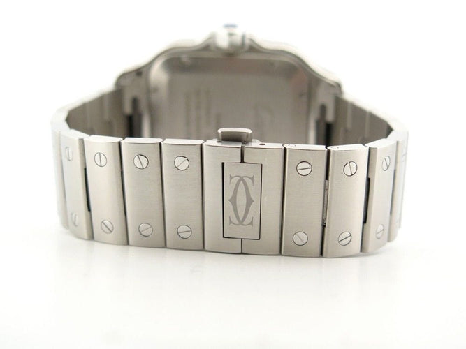 Montre montre santos de CARTIER gm acier automatique fullset 58 Facettes 260613