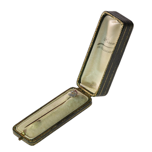 Broche Majesté Art Déco : Le Stickpin Tête de Faucon 58 Facettes 24037-0156