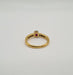 Bague 55.5 Bague or jaune sertie d’un rubis et diamants 58 Facettes