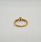 Bague 55.5 Bague or jaune sertie d’un rubis et diamants 58 Facettes