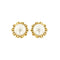 Boucles d'oreilles Boucles d'oreilles en or jaune avec perles 58 Facettes 35525