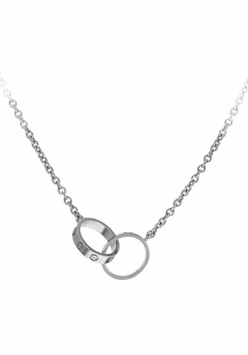 Collier Collier CARTIER Love Baby Or Blanc 750/1000 58 Facettes 65463-61998