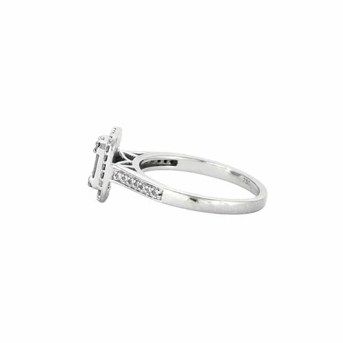 Bague 50 Bague or blanc et diamants 58 Facettes BO/230043/