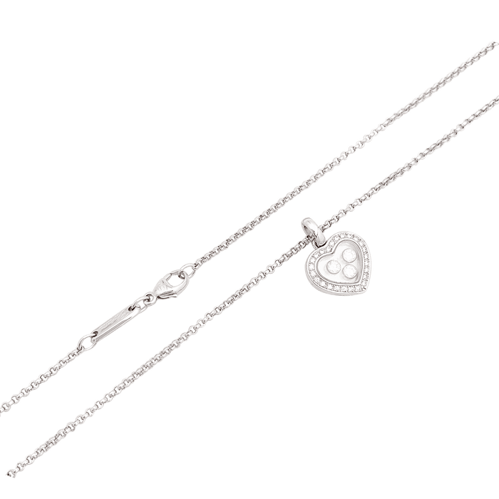 Collier Collier Chopard "Happy Diamonds Icons" or blanc, diamants. 58 Facettes 34236