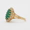Bague Bague émeraude et diamants 58 Facettes