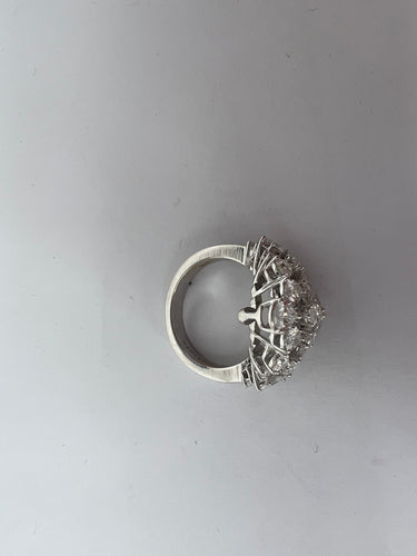 Bague 54 bague cocktail en diamant fantaisie couronne 58 Facettes RNG-61