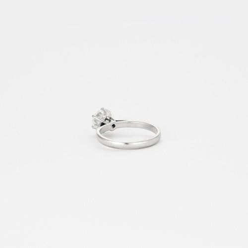 Bague Bague or blanc solitaire 1,10ct 58 Facettes