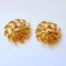 Boucles d'oreilles Boucles d’oreilles motif floral en or jaune 58 Facettes GEL-ER-FLW-YG