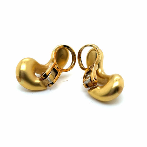 POMELLATO - Boucles d'Oreille Clips Vintage Or Mat 58 Facettes