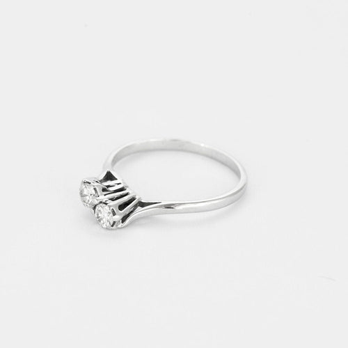 Bague 53 Solitaire TOI et MOI 58 Facettes LP1293/13