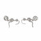 Boucles d'oreilles Boucles d'oreilles Dormeuses Or blanc Diamant 58 Facettes 4387236CN
