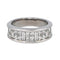 53.5 Bague Alliance Or blanc Diamant 58 Facettes 4292753CN