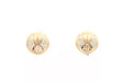 Boucles d'oreilles Boucles d'oreilles Art Déco en or jaune et blanc serties de diamants 58 Facettes B409