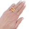 Bague 46 Bague, or jaune et topaze orange. 58 Facettes 34598