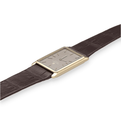 Montre Montre Universal Geneve Rectangulaire pour Homme - Or jaune 18k - Vers 1975 - Calibre 1/42 - Ref. 142200 58 Facettes FB09455