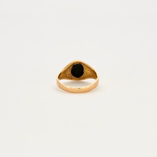 Bague Bague chevalière onyx 58 Facettes LP314