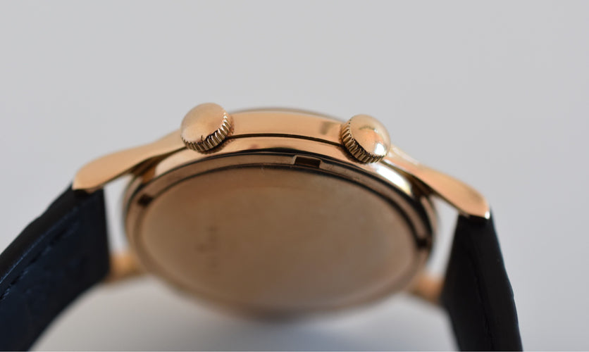 Montre Jaeger-LeCoultre - Montre homme Memovox Réveil, or rose, 1950's 58 Facettes JLC-200