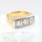 Anillo vintage oro amarillo, platino, diamantes talla antigua 58 Facettes 2335