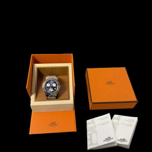 Montre Hermes Montre Clipper Chronograph 58 Facettes MT44630