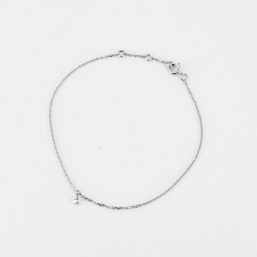 Bracelet BRACELET OR BLANC DIAMANT 0,10ct 58 Facettes M8927