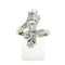 Bague 52 Bague or blanc diamants 58 Facettes