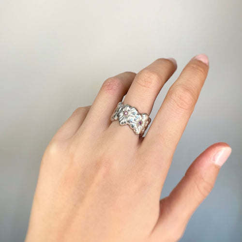 Bague 54 Bague « BLOSSOMS » - BUCCELLATI 58 Facettes 240167R