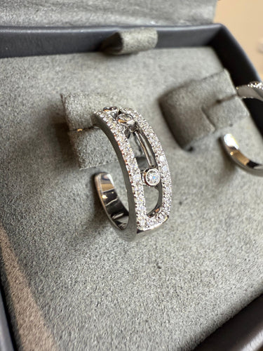 Boucles d'oreilles Messika - Créoles Move Pavées 58 Facettes 1.0000887/4