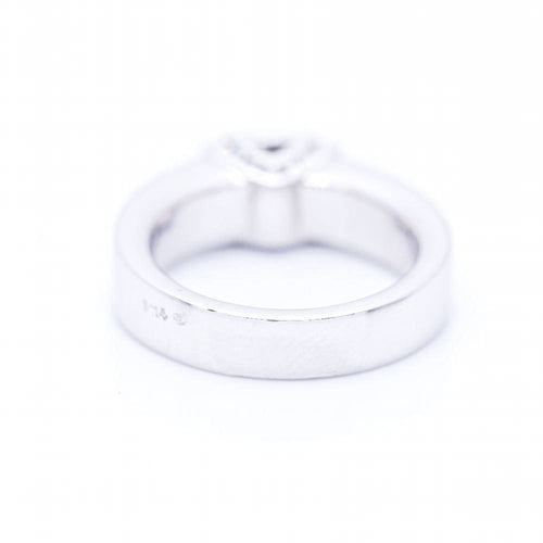 Bague 53 Bague en or blanc avec diamants 58 Facettes N102929EJ
