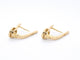 Boucles d'oreilles Boucles d'oreilles en or avec diamants 58 Facettes 2281