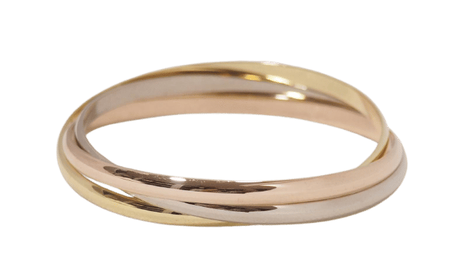 Bracelet Bracelet Trinity de Cartier d'occasion trois ors 58 Facettes 31245