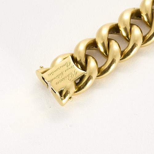 Bracelet Bracelet en or jaune à maille gourmette 58 Facettes ROM1588