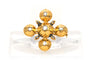 Broche Broche Napoléon III or jaune diamants taille rose 58 Facettes 13962