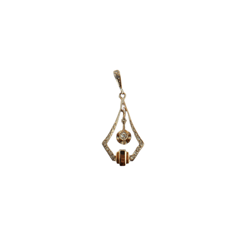 钻石吊坠 Art Deco