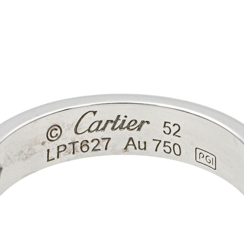 Bague 52 Cartier Bague Alliance Love Or blanc Diamant 58 Facettes 4216240RV