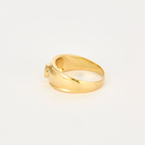 Bague 55 Bague or jaune diamant 58 Facettes