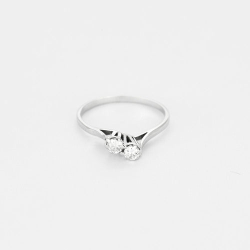 Bague 53 Solitaire TOI et MOI 58 Facettes LP1293/13