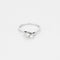 Bague 53 Solitaire TOI et MOI en or blanc et diamants 58 Facettes LP1293/13