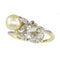Bague 49 Bague vintage Belle Époque en diamant et perle 58 Facettes 21208-0556