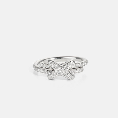 Bague 53 CHAUMET - Bague Liens en or blanc et diamants 58 Facettes
