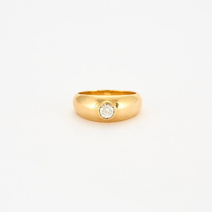 Bague 52 Bague onc or jaune diamant 58 Facettes